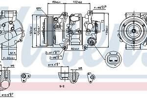 Компрессор кондиционера TOYOTA VERSO (_R2_) 2006-2018 г.