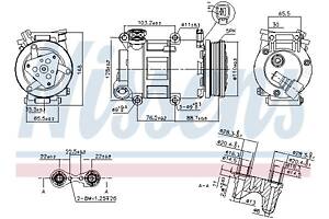 Компрессор кондиционера VOLVO C30 (533) / VOLVO S40 (544) 2003-2013 г.