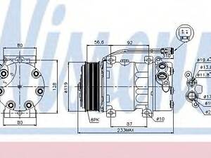 Компрессор, кондиционер NISSENS 89035 на SCANIA 4 - series