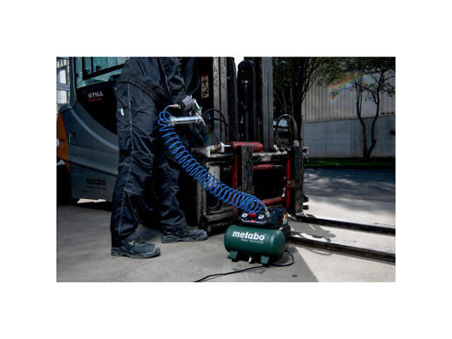 Компресор Metabo BASIC 160-6 W OF безмасляний, 900Вт, 6л, 160л/хв, 8бар. (601501000) - Фото 6