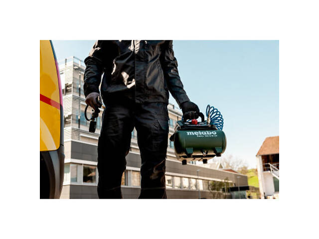 Компресор Metabo BASIC 160-6 W OF безмасляний, 900Вт, 6л, 160л/хв, 8бар. (601501000) - Фото 7