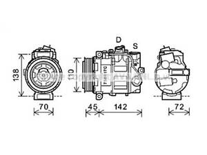 Компресор на C-Class, CLK-Class, CLS-Class, E-Class, M-Class, S-Class, SL-Class, Sprinter, Viano, Vito