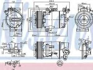 Компрессор NISSENS 890015 на NISSAN X-TRAIL (T31)