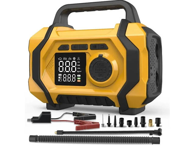 Компрессор портативный / Мини-компрессор для авто ATJ-201 - Фото 2