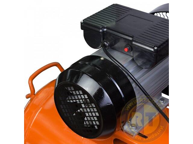 Компресор повітряний ремінний двоциліндровий Grad V 2.5 кВт 100л (2 крана) 7044185 - Фото 3