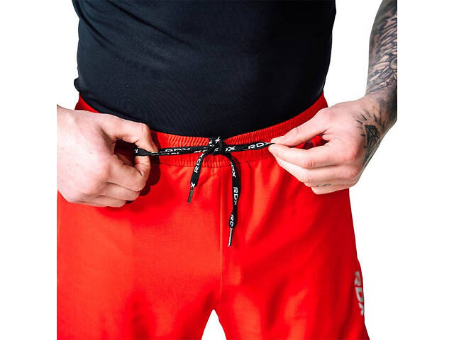 Компресійні шорти для RDX MMA T16 2-в-1 RED/BLACK-S - Фото 2