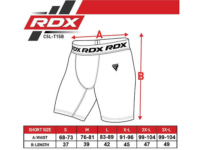 Компресійні шорти RDX T15 BLACK-S - Фото 6