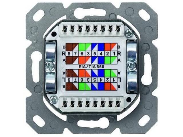 Комп'ютерна розетка Digitus 2xRJ45 FTP, для прихованої проводки (DN-9005-N) - Фото 5