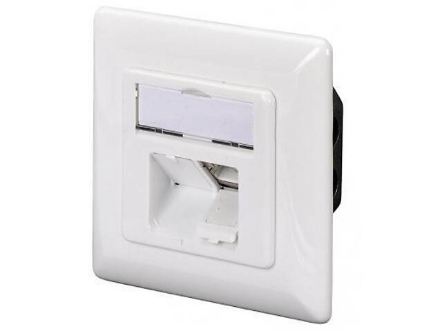 Комп'ютерна розетка Digitus 2xRJ45 STP, cat. 6, для зовнішньої проводки (DN-9006-N) - Фото 2