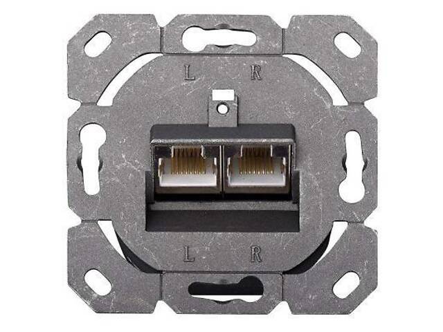 Комп'ютерна розетка Digitus 2xRJ45 STP, cat. 6, для зовнішньої проводки (DN-9006-N) - Фото 6