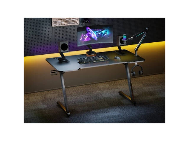 Комп'ютерний стіл GamePro GD014 Black (GD014) - Фото 6