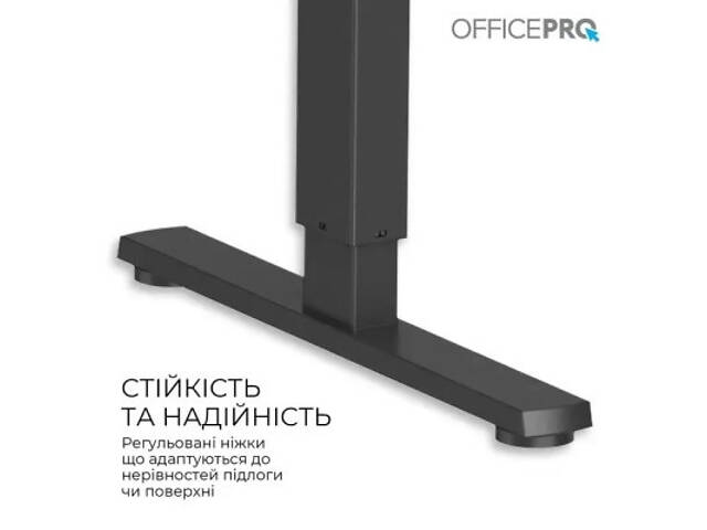Комп'ютерний стіл OfficePro ODE1470LWW Light Wood/White (ODE1470LWW) - Фото 2