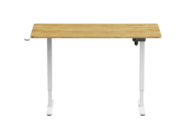 Комп'ютерний стіл OfficePro ODE1470LWW Light Wood/White (ODE1470LWW) - Фото 1