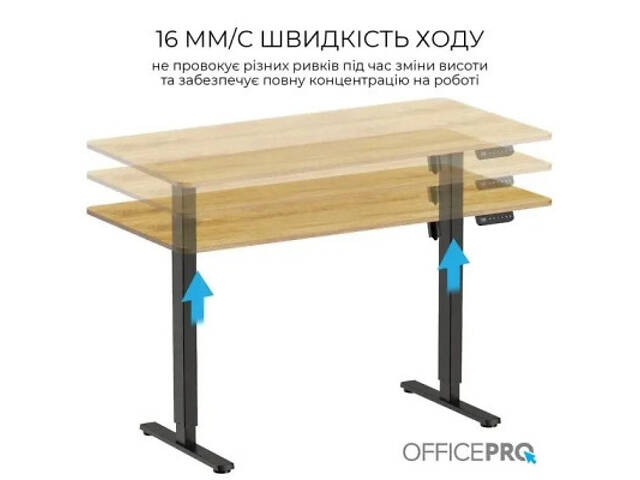 Комп'ютерний стіл OfficePro ODE1470LWW Light Wood/White (ODE1470LWW) - Фото 10