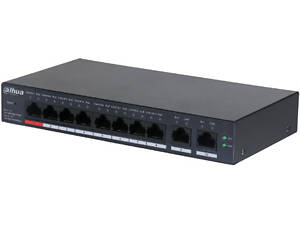 Комутатор 8 канальний PoE Dahua DH-CS4010-8ET-110