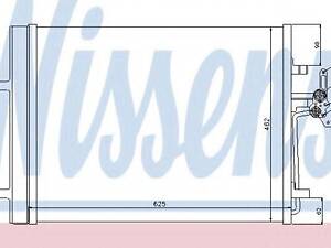 Конденсатор, кондиционер NISSENS 940044 на LAND ROVER LR2 (FA_)