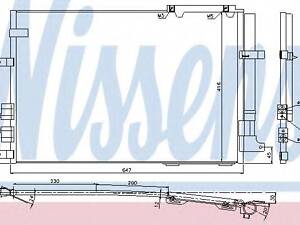 Конденсатор, кондиціонер NISSENS 94914 на ALFA ROMEO 159 седан (939)