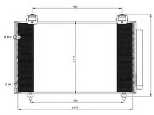 Конденсатор, кондиционер NRF 35861 на TOYOTA RUNX (ZZE12_, NDE12_, ZDE12_)