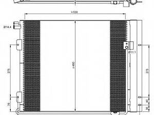 Конденсатор, кондиционер NRF 35933 на MAN TGL