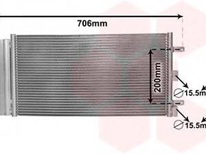 Конденсатор, кондиционер VAN WEZEL 17005342 на FIAT DOBLO (223, 119)