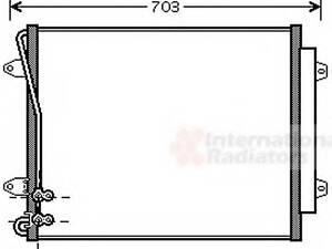 Конденсатор, кондиционер VAN WEZEL 58005226 на VW PASSAT (362)