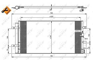 Конденсатор, система кондиционирования воздуха NRF 350046