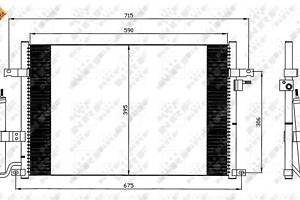 Конденсатор, система кондиціонування повітря NRF 35573