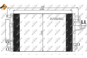 Конденсатор, система кондиционирования воздуха NRF 35600