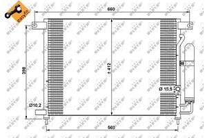 Конденсатор, система кондиционирования воздуха NRF 35766