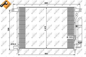 Конденсатор, система кондиционирования воздуха NRF 35766