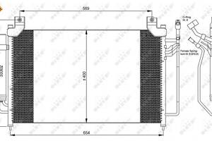 Конденсатор, система кондиционирования воздуха NRF 35881