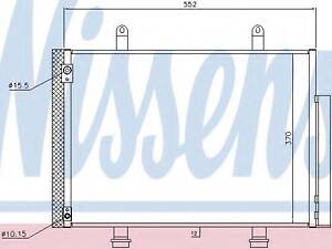 Конденсатор без хладогену NISSENS 940356 на SUZUKI SWIFT IV (FZ, NZ)