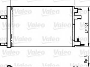 Конденсатор кондицiонера AstraJAstra6 09&gt &gt VALEO 814201 на OPEL ASTRA GTC J