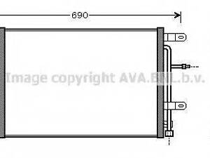 Конденсатор кондиціонера AUDI A4 (вир-во AVA) AVA QUALITY COOLING AI5238 на AUDI A4 (8E2, B6)