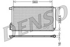 Конденсатор кондицiонера FIAT Doblo 1,4 10&gt &gt DENSO DCN13109 на FIAT DOBLO MPV (152, 263)