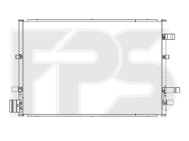 Конденсатор кондиционера на Mondeo
