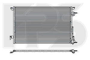 Конденсатор кондиционера Opel Vectra C (02-)