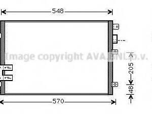 Конденсатор кондиціонера RENAULT (вир-во AVA) AVA QUALITY COOLING RT5376D на DACIA LOGAN (LS_)