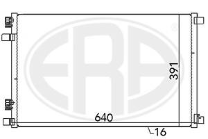 Конденсатор кондиционера Renault Megane II, Renault Scenic II (ERA) 8200115543