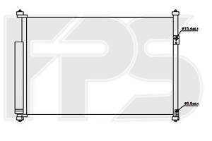Конденсатор кондиціонера Suzuki Grand Vitara (05 -)