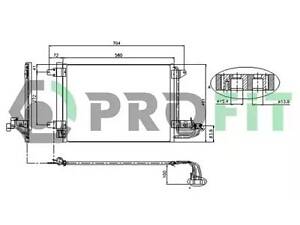 Конденсатор на A3, Altea, Caddy, Eos, Golf, Jetta, Leon, Octavia, Passat B6, Scirocco, Superb, TT, Toledo, Touran, Yeti
