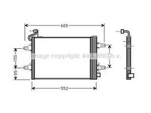 Конденсатор на Cordoba, Fabia, Fox, Ibiza, Polo, Roomster
