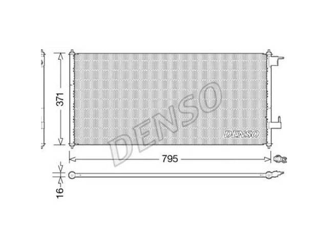 Конденсатор на Tourneo Connect, Transit Connect - Фото 1