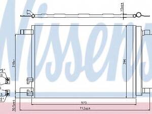 Конденсер AI A 3S 3(12-)1.2 TFSI(+)[OE 5Q0816411N] NISSENS 940319 на SEAT LEON ST (5F8)