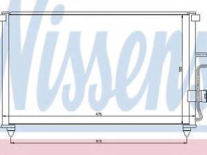 Конденсер CTGMC EVANDA(02-)2.0 i 16V(+)[OE 96327357] NISSENS 94639 на DAEWOO EVANDA (KLAL)