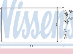 Конденсер D3(F30-F31)3.0 BITURBO(+)[OE 9218121] NISSENS 940236 на BMW 1 (F20)