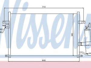 Конденсер DW NUBIRA(03-)1.6 i 16V(+)[OE 96484931] NISSENS 94725 на CHEVROLET LACETTI универсал (J200)