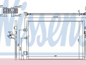 Конденсер FT FREEMONT(11-)2.0 JTD(+)[OE 68038239AA] NISSENS 940342 на DODGE JC