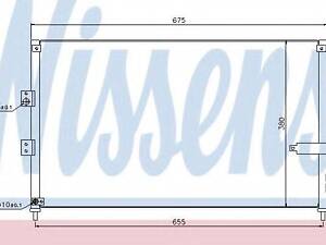 Конденсер HD CIVIC 4D(06-)1.3 i HYBRID(+)[OE 80110-SNB-A41] NISSENS 940197 на HONDA BALLADE VIII седан (FD, FA)