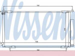 Конденсер HD CR-V(02-)2.0 и 16V(+)[OE 80101-SCA-A01] NISSENS 94772 HONDA CR-V Mk II (RD_)